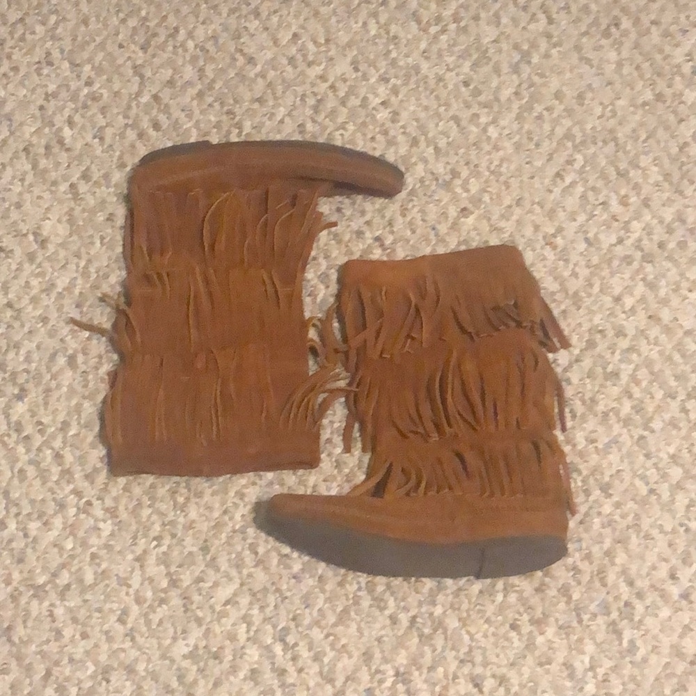 Minnetonka Fringe Bootie